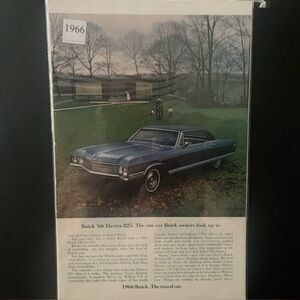 Vintage 1966 Buick Electra 225 Buick Owners Look Up To Ad Advertisement